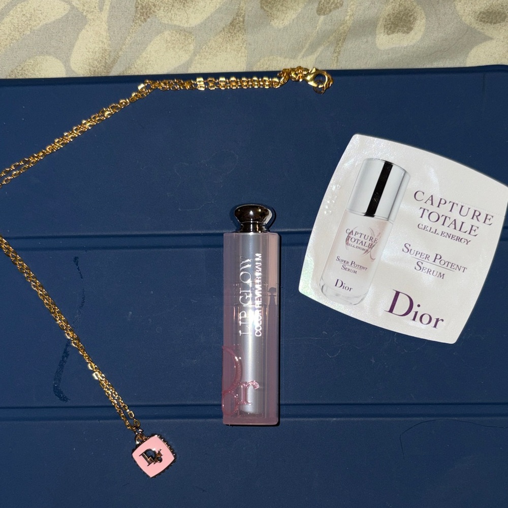 NEW Dior Lip Glow,Christian Dior Necklace, Total Capture Serum